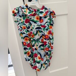 NWT Classic Prep Baby Girl’s Juniper Bubble Olina Print Stretch Poplin